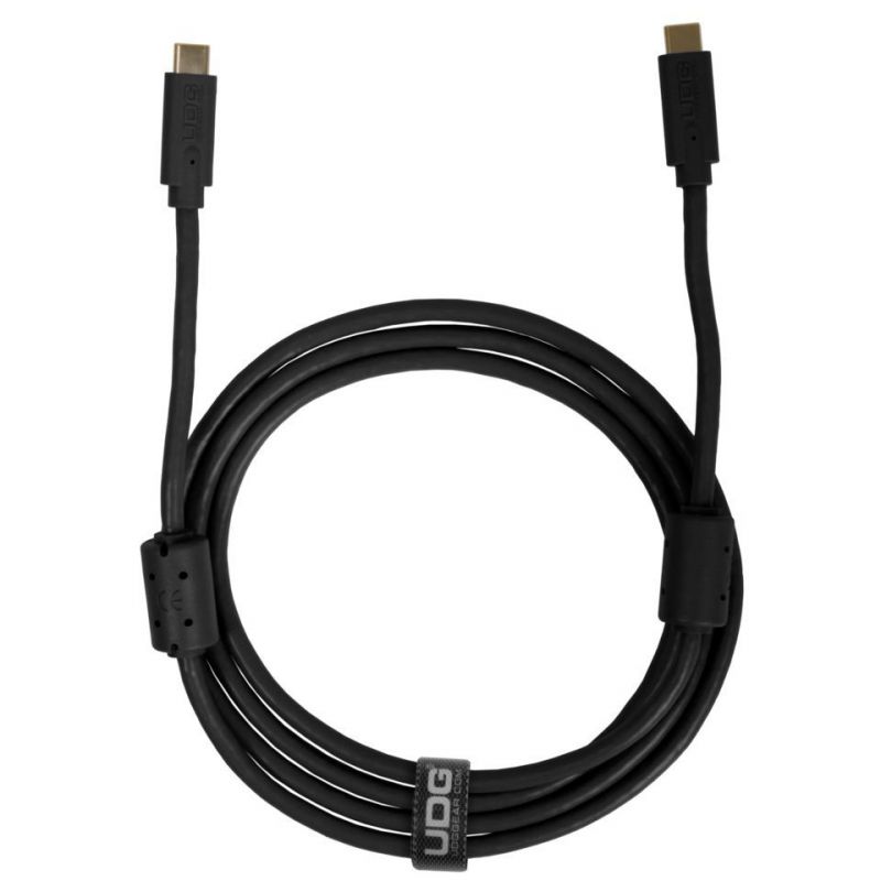 Аудиокабель UDG Ultimate Cable USB 3.2 C-C Black Straight 1,5m